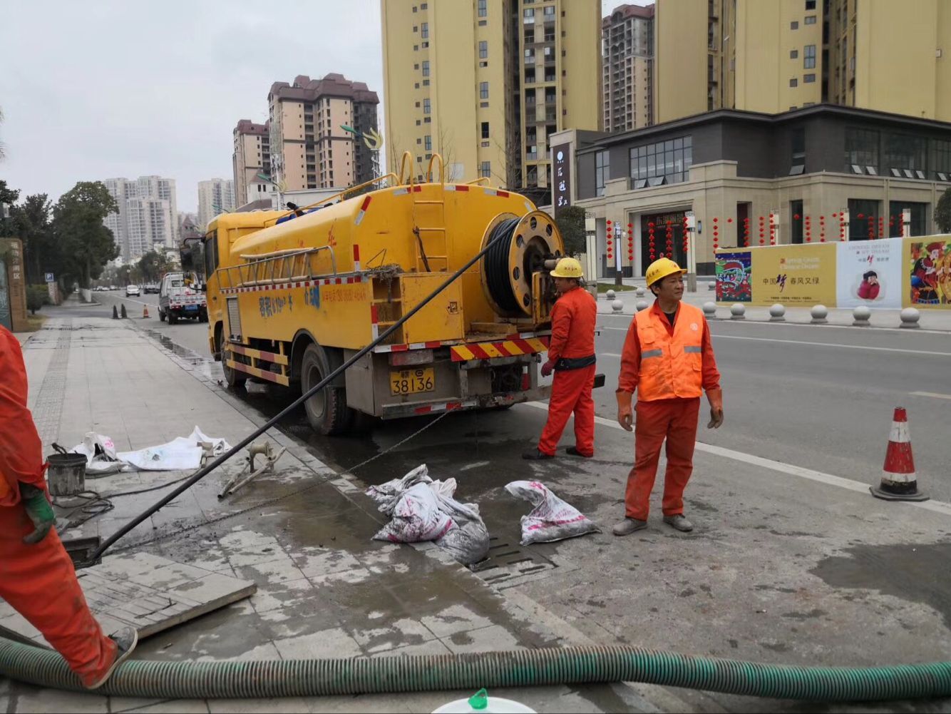 民勤排污管道清淤-管道清洗
