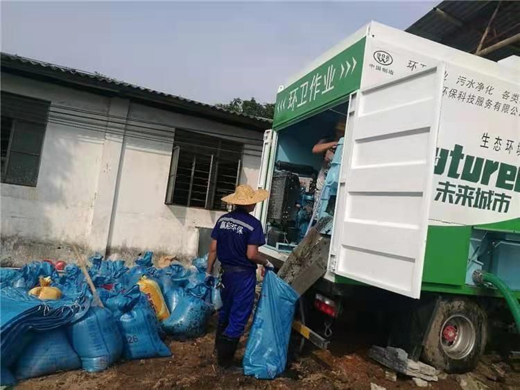 民勤工业污泥压干处理
